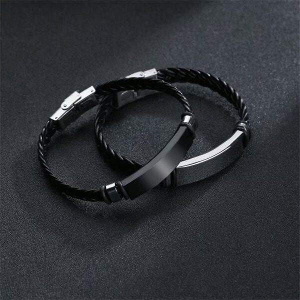Noctis – Shadow Link Zwart-Zilveren Armband