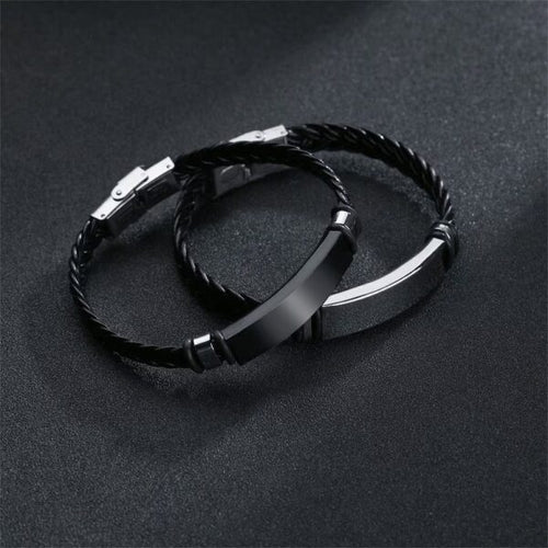 Noctis – Shadow Link Zwart-Zilveren Armband